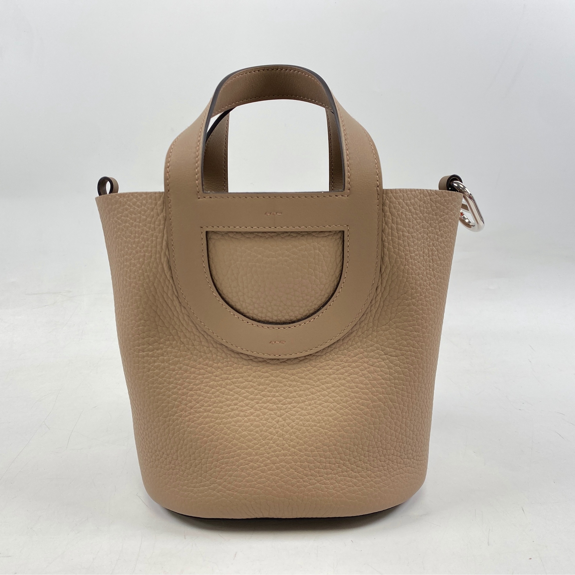 エルメス インザループ18 ベージュマルファ トリヨン SV金具 B刻印 ABランク