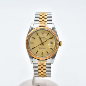 ロレックス デイトジャスト シャンパン文字盤 SS×YG/AT 1601 買取実績【買取日：2026年3月2日】