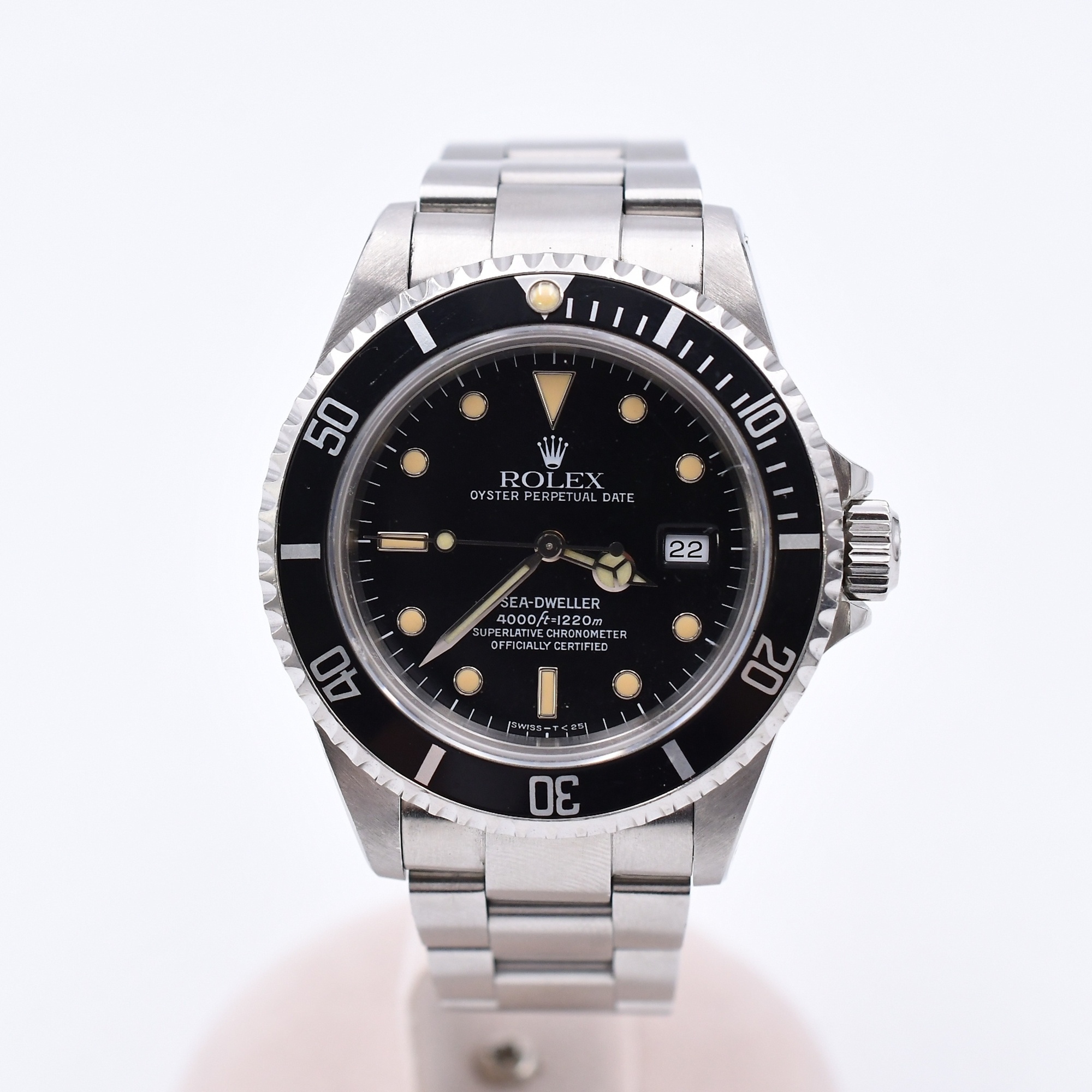 ロレックス シードゥエラー 黒文字盤 SS/AT Bランク