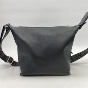 ロエベ キュービィ スモール ショルダーバッグ 黒 レザー