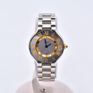 カルティエ 21 マスト ドゥ カルティエ SM シルバー文字盤 SS×YG/QZ W10073R6 買取実績【買取日：2026年3月17日】