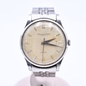 IWC オールドインター 腕時計 シルバー文字盤 SS/AT Cal.853