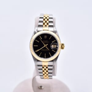 ロレックス デイトジャスト 黒文字盤 SS×YG/AT 79173 買取実績【買取日：2026年3月15日】
