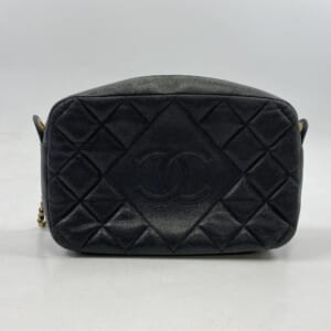 シャネル マトラッセ ダイヤステッチ チェーンショルダーバッグ 黒 ラムスキン GD金具 買取実績【買取日：2026年3月2日】