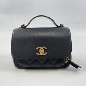 シャネル マトラッセ ビジネスアフィニティ スモール チェーンショルダーバッグ ブラック キャビアスキン GD金具 買取実績【買取日：2026年3月1日】