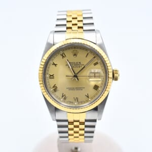 ロレックス デイトジャスト シャンパン文字盤 SS×YG/AT 16013 買取実績【買取日：2026年3月5日】