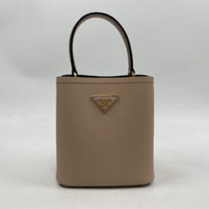 プラダ パニエ 2WAYバッグ サフィアーノ ベージュピンク 1BA217