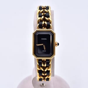 シャネル プルミエールXL ブラック文字盤 GP×革/QZ R.C.90834 H0001 買取実績【買取日：2026年3月15日】