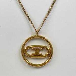 セリーヌ トリオンフ ロゴ ネックレス GP