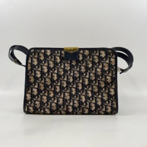 ディオール トロッター ショルダーバッグ ネイビー