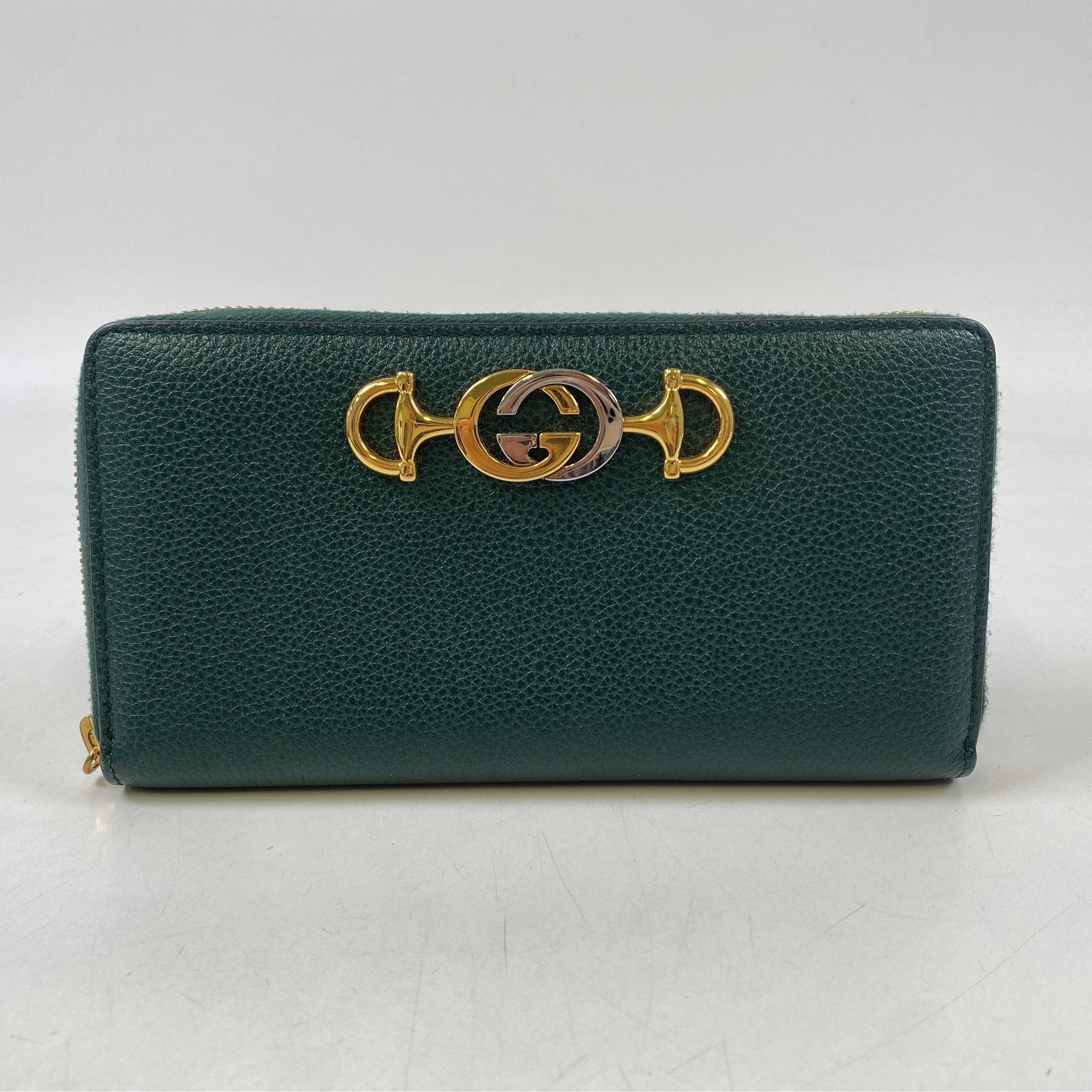 正規付属品完備✨️GUCCI　ズゥミ　チェーンウォレット　ダークグリーン レディース 正規付属品完備✨️GUCCI ズゥミ チェーンウォレット