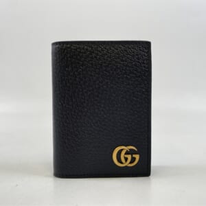 グッチ グッチ ダブルG パスケース レザー 黒 428737