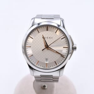 グッチ Gタイムレス 白文字盤 SS/QZ YA126442