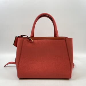 フェンディ トゥージュール 2WAYバッグ レザー レッド 8BH253 D7E