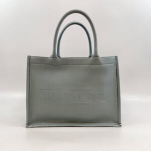 ディオール ブックトート ミディアム レザー ブルー