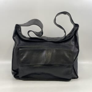 ボッテガヴェネタ イントレチャート ショルダーバッグ 黒 レザー