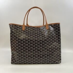 ゴヤール サンルイGM ブラウン PVC×レザー