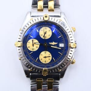 ブライトリング クロノマット ビコロ 青文字盤 SS×YG/AT B13050.1