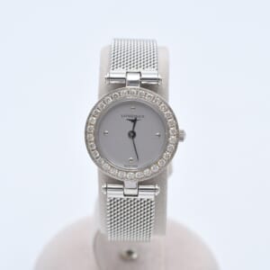 ロンジン ラ グラン クラシック ドゥ ロンジン シルバー文字盤 ダイヤベゼル WG/QZ L42357 買取実績【買取日：2026年3月31日】