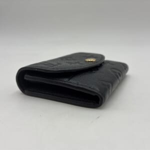 ルイ・ヴィトン モノグラム・アンプラント ポルトモネ・ロザリー コインケース レザー 黒 M81455