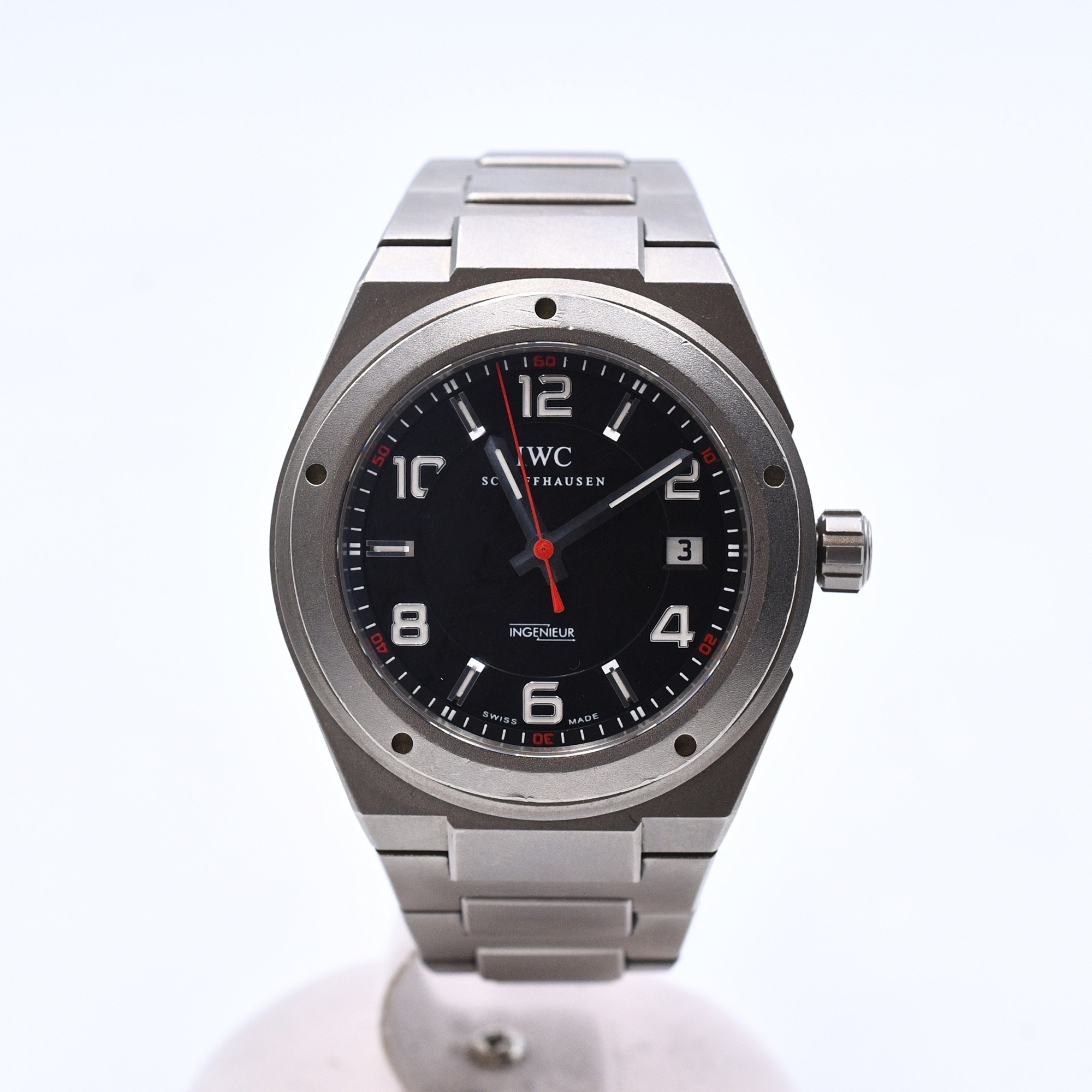 IWC インヂュニア 黒文字盤 Ti/AT Bランク