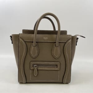 セリーヌ ラゲージ ナノ 2wayバッグ スリ レザー