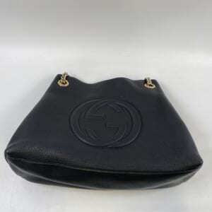 グッチ ソーホー チェーンショルダーバッグ ブラック レザー 536196 536196