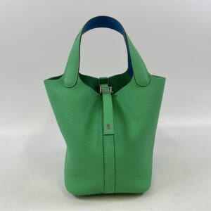 エルメス ピコタンロック エクラPM ヴェールコミック×ブルーフリーダ トリヨン×スイフト SV金具 W刻印 買取実績【買取日：2026年3月31日】