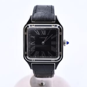 カルティエ サントスデュモン ブラックラッカー文字盤 SS×革/手巻き WSSA0046 買取実績【買取日：2026年3月31日】
