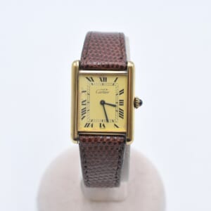 カルティエ マストタンク シャンパン文字盤 925×革/手巻き 買取実績【買取日：2026年3月30日】