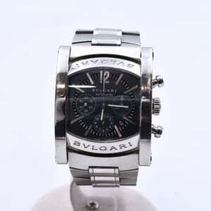 ブルガリ アショーマ クロノグラフ ブルーグレー文字盤 SS/AT AA44SCH