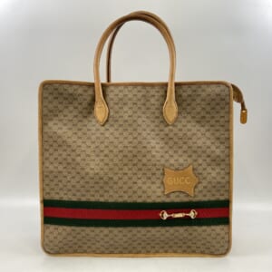 グッチ シェリーライン トートバッグ ベージュ
