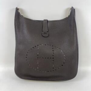 エルメス エブリンGM トリヨン ブラウン系 SV金具 □F刻印