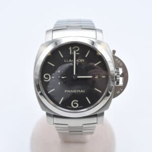 パネライ ルミノール1950 マリーナ 3デイズ GMT 黒文字盤 SS/AT PAM00329