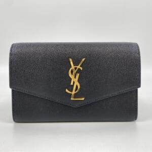 サンローラン アップタウン チェーンウォレット 黒 レザー 607788 買取実績【買取日：2026年3月30日】