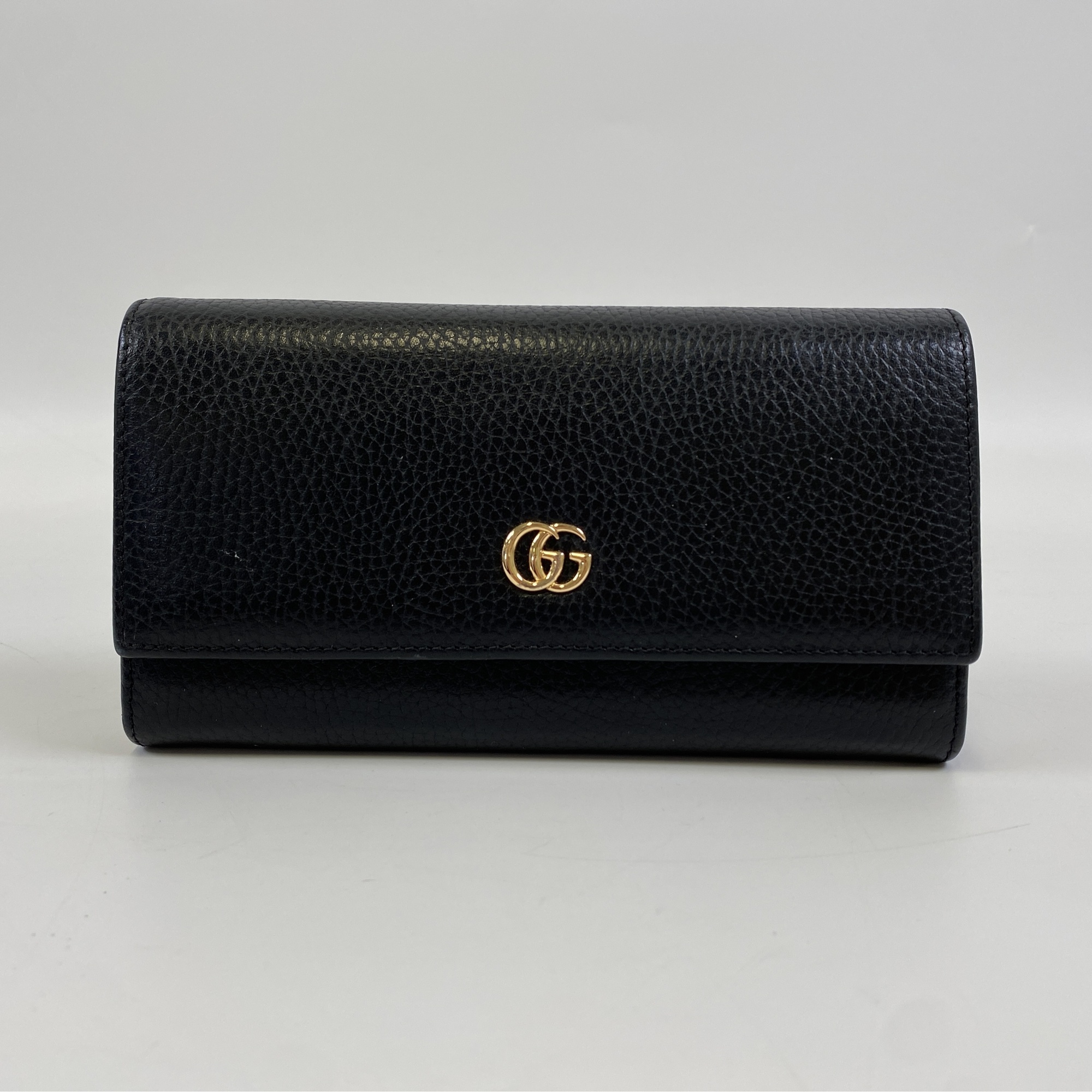 グッチ GGマーモント 長財布 レザー 黒 456116 買取実績【買取日：2026 