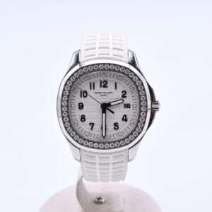 パテック フィリップ アクアノート ルーチェ 白文字盤 SS×ラバー/QZ 5267/200A-010