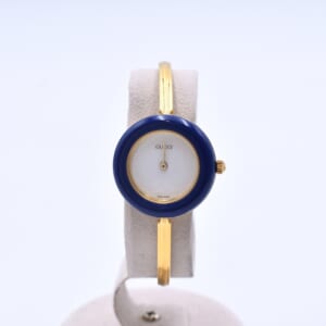 グッチ チェンジベゼル 白文字盤 GP/QZ