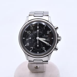 ジン 358.FLIEGER 黒文字盤 クロノグラフ SS/AT