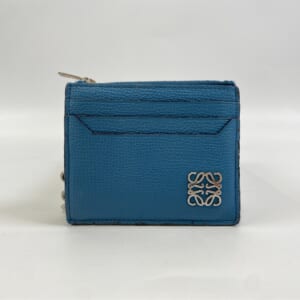 ロエベ アナグラム スクエア 水色 レザー