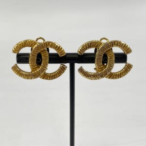 シャネル ヴィンテージ ココマーク イヤリング GO