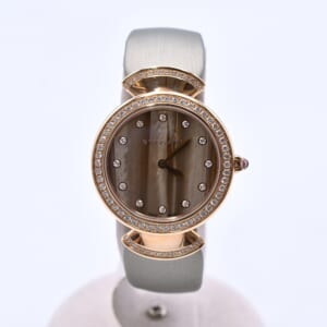 ブルガリ ディーヴァドリーム シェル文字盤 YG×レザー/QZ DVP30G