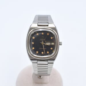 オメガ シーマスター デイデイト 黒文字盤 SS/AT