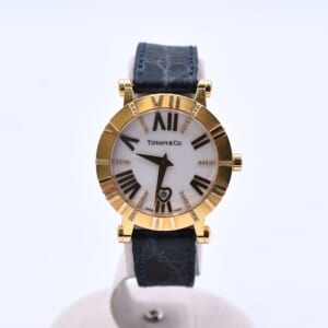 ティファニー アトラス レディー ダイヤ 白文字盤 YG×CE×社外革/QZ Z1301.11.31E20C71E 買取実績【買取日：2026年3月31日】