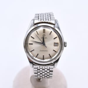 オメガ シーマスター シルバー文字盤 SS/AT 166.01