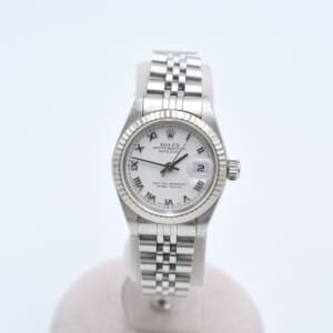 ロレックス デイトジャスト ホワイトローマ文字盤 SS×WG/AT 79174