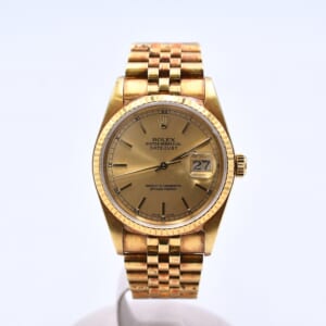ロレックス デイトジャスト シャンパン文字盤 YG/AT 16018 買取実績【買取日：2026年3月24日】