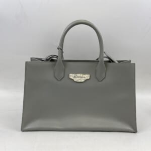 バレンシアガ ヌードワーク 2WAY トートバッグ グレー カーフ