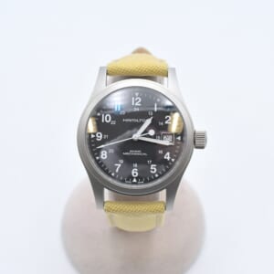 ハミルトン カーキ フィールド メカニカル 38mm 黒文字盤 SS×キャンバス/手巻き H69419933