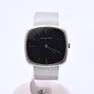 オーデマ ピゲ スクエアウォッチ 黒文字盤 WG/QZ 750 90901